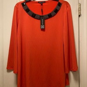Cable & Gauge Long Sleeve Top